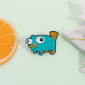 Perry The Platypus Enamel Pin Cartoon Anime Characters Cute Duck Brooch Lapel Backpack Badge Funny Jewelry  For Friends ﻿. 