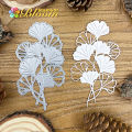 Ginkgo biloba leaves Beautiful FLowers Metal Cutting Dies Scrapbooking Decorative Embossing. 