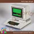 Apple II classic PC model paper doll papercraft (for DIY cutting). 