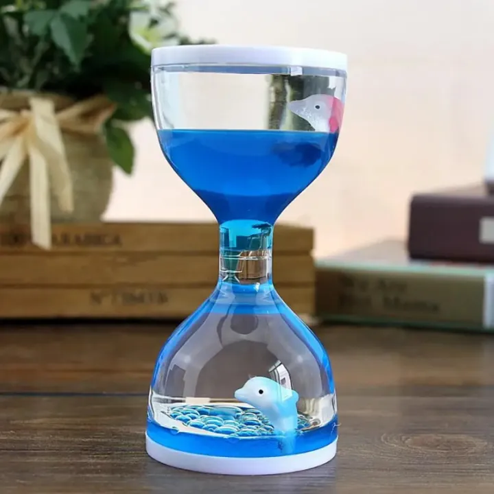 Oil Based Visual Timer Liquid Hourglass Sand Timer Relief Stress Lovely Satisfying Sensory Oil ...