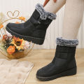 2026 Waterproof Snow Boots for Women Winter Shoes Faux Fur Plush Ankle Boots Woman Plus Size Non-Slip Warm Cotton Botas Mujer.