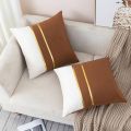 Luxury Velvet Cushion Cover for Sofa, Bed, or Chair, 1 Piece, Multiple Colors. 