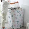 PEVA Washing Machine Cover Waterproof Smooth Dust Covers Multi-function Household Print Recyclable Washroom High Quality New. 