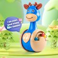 Roly Poly Baby Toys 6 to 12 Months, Tumbler Wobbler Toys for Infant Boy Girl - Perfect for Learning to Climb & Early Education!.