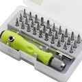 Multifunctional Portable 32 in 1 Precision Screwdriver Tool Set made of ABS Material. 