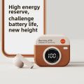 Q86 Wireless headphones semi-in-ear retro camera design power display music headset gaming headsetultra-long battery life.