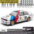 1:24 BMW M3 E30 Supercar Alloy Car Model Sound And Light Pull Back. 