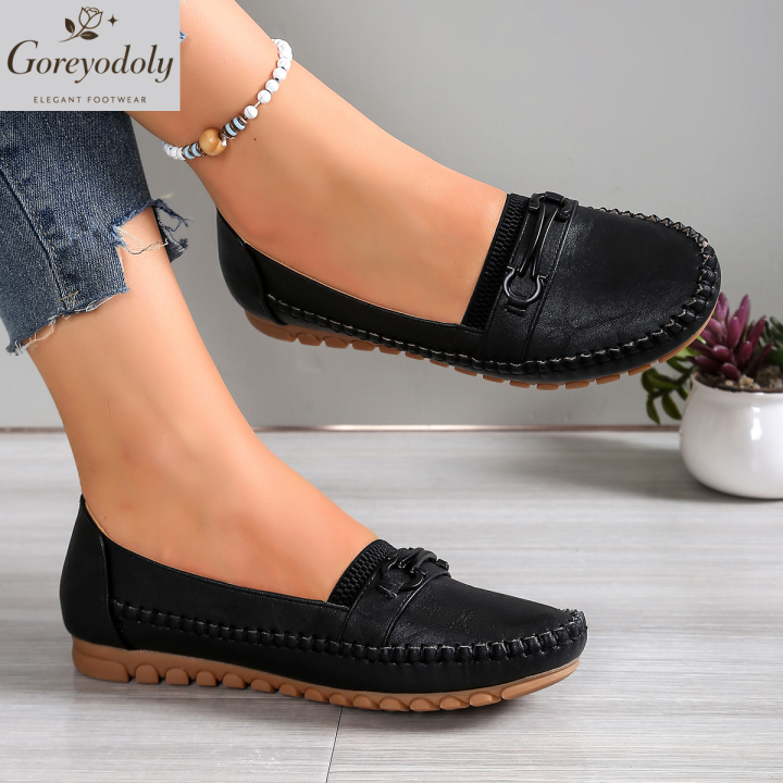 goreyodoly%20Women%20Comfortable%20Slip-On%20Loafers%20Lightweight%20Breathable%20Wide%20Fit%20Flats%20with%20Chain%20Decoration%20-%20Image%202
