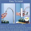 1pcs Kitchen Three-mode Universal 360° Swivel Extension Faucet Splash-proof Nozzle Sink Multi-function New. 