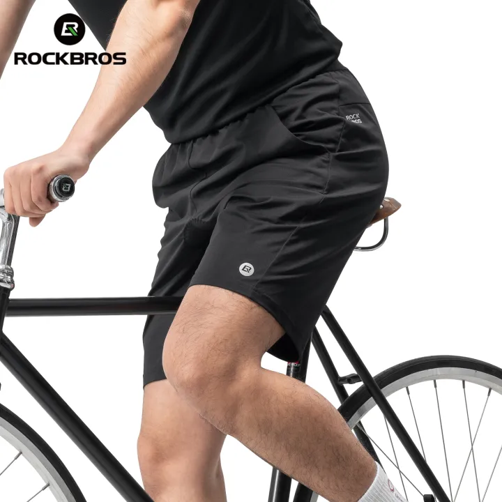 ROCKBROS%20Cycling%20Shorts%20Road%20Bike%20Casual%20Sport%20Pants%20Men's%20Style%20With%20Lined%20Pad%20Summer%20Bike%20Shorts%20Equipment%20-%20Image%205