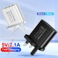 EU/US/UK 3 Ports USB Travel Charger Charge Wall Charging For iPhone Xiaomi Samsung Mobile Phone Plug Charging Adapter.