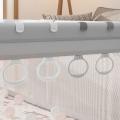 Baby Playpen Pull up Rings Baby Crib Pull up Rings Walking Exercise Aid Supplies for Kids Aged 6-36 Months Standing Assist. 