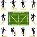 Football Training Mat Rug Dribbling Futbol Voetbal Training Mats Carpet Kids Soccer Indoor Equipment Durable Non Slip Foldable. 