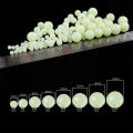 Luminous Beads Fishing Space Beans 4mm 5mm 6mm 100pcs/bag Lure Light Glowing Float Balls For Outdoor Fishing Tackles.