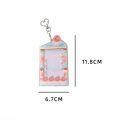 Cute Cartoon Fruit Clear Photocard Holder 3 Inch  Star Card Hard Case Pendant Display. 