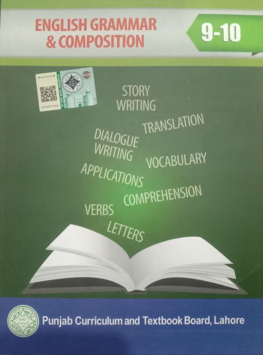 English Grammar & Composition For Class 9,10 By Punjab Textbook Board