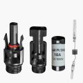 4PCS Solar DC Connector Built-into10a 15a 20a 30a Diodes For PV System Solar Panel Parallel Connection Antireflux Protection. 