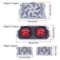 Simulation Plastic Heat Dissipation Fan Decorative for 1/8 1/10 RC Crawler Car Traxxas TRX4 TRX6 Axial SCX10 DIY Accessories.