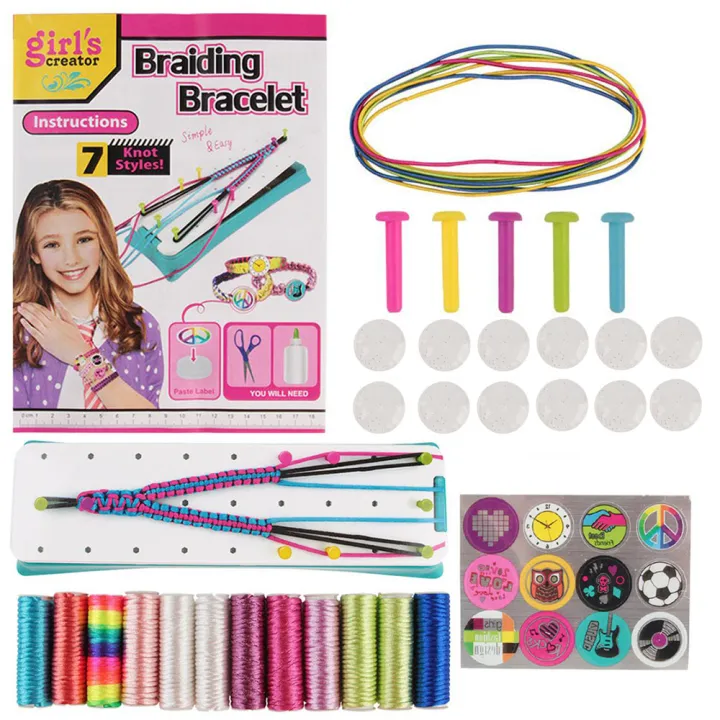 Friendship%20Bracelet%20Making%20Kit%20for%20Girls,%20DIY%20Friendship%20Bracelet%20Maker%20Set%20Include%20Braide%20Loom,%20Adjustable%20Pegs,%20Stickers%20-%20Image%207