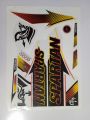 New 3D 2023 SPARTAN RED & BLACK  Edition Top Quality Cricket Bat Sticker For Professional Players. 