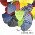5pcs/lot Alice Assorted 0.71mm 0.81mm Anti-slip Nylon Guitar Picks Plectrums.