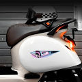 1PC Anime Girl Eyes JDM Motorcycle Sticker Waterproof for Motorbike Front Fairing Fuel Tank Scooter Rear Cowl Laptop Vinyl Decal. 