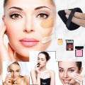 10/20Pcs Triangle Velvet Powder Puff Pizza Flours Mini Face Makeup sponge Cosmetics Washable Lightweight Makeup Tool. 