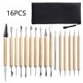 Pottery Clay Sculpting Tools Kit 8-61 Pcs/Set, Ceramic Wax Clays Carving Tools for Art Craft Pottery Sculpting Modeling Tool Set. 