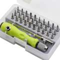 32 in 1 multifunctional screwdriver set small screwdriver torx phillips magnetic screwdriver bit portable repair tool. 
