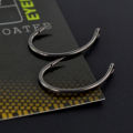 Hirisi 15pcs Micro Barbed PTFE Coated High Carbon Steel Fish Hook With Eye Carp Fishing Accessories X911.