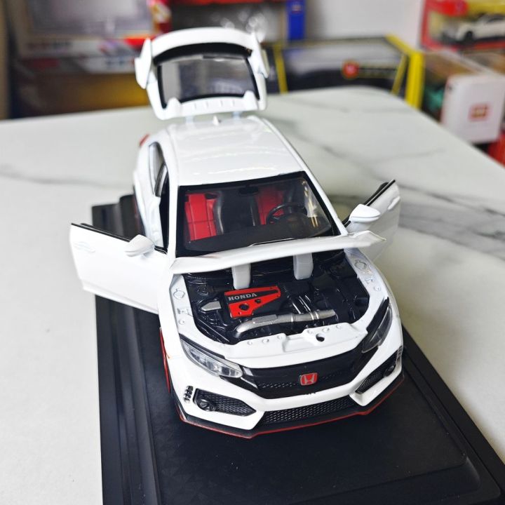 Honda%20Civic%20Type%20R%20Diecast%20Model%20Car%201:32%20Scale%20Collectible%20Toy%20Red%20ABS%20Material%20-%20Image%207