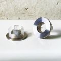 Stainless Steel Basin Sink Hole Overflow Cover Ring Insert Replacement Hole Hollow Round Drain Caps Plug Bathroom Basin Accessor. 