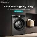 Hisens 9 Kg Fully Automatic Front Loading Inverter WiFi Washing Machine 1400 RPM WFQY9014EVJMS. 
