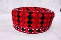 Red multi colour Best Price High Quality Islamic  Barkati Cap Topi Adjustable Size Muslim Prayer. 