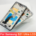 TFT For Samsung Galaxy S21 Ultra 5G LCD Display For Samsung G998B G998B/DS Digital Touch Screen With Frame Replacement. 