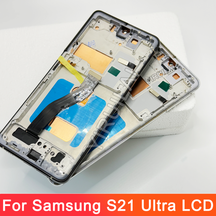 TFT%20For%20Samsung%20Galaxy%20S21%20Ultra%205G%20LCD%20Display%20For%20Samsung%20G998B%20G998B/DS%20Digital%20Touch%20Screen%20With%20Frame%20Replacement%20-%20Image%205