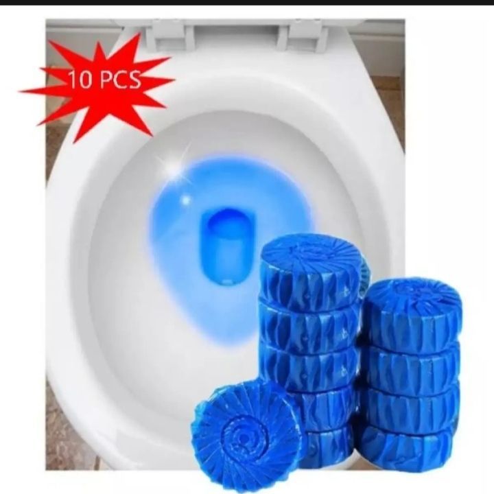 10 Pcs Of Bleach Toilet Bowl Cleaner