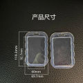 Photocard Holder Key Chain INS Ins Idol Photo Card Holder Decorative Student ID Badge Holder Girls Card Sleeves.