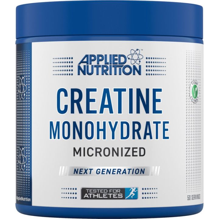 Applied Nutrition Creatine Monohydrate Micronized, Unflavored, 250 g, 50 Servings