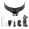Motorcycle Helmet Chin Mount Holder for GoPro Hero 11 10 9 8 iPhone Xiaomi POCO Mobile Phone Chin Mounts Camera Accessories. 