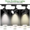 Versatile Aluminum Track Light and Patti: 1-Meter Length, 10W-40W, 220V, White/Black, 6000k-4000k-3000k Options. Ideal for Boutiques, Superstores, Marketplaces, Showroom Displays.. 