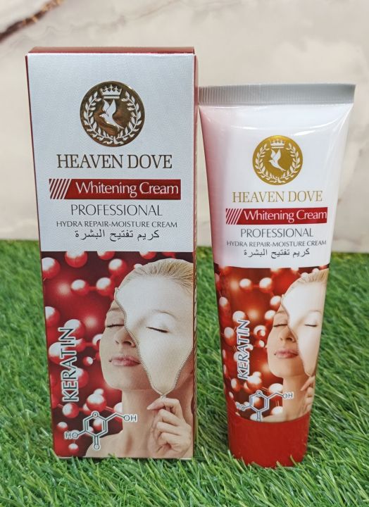 ‎Orignal 120g keratin professional makeup heaven dove whitening cream hydra repair moisture cream tube for radiant even toned skin