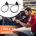 Auto Nylon Wire Harness Fixing Cable Tie Push Mount Zip Strap Self Locking Car Clip Retainer Fastener Universal Routing Tool. 