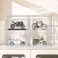 Clear Display Box for Fingures Clear Acrylic Foldable Toy Display Case for Figurines and Blind Box Dolls Action Figure Organizer. 