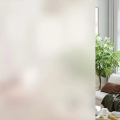 Self-adhesive glass sticker window decal matte white frosted window film privacy anti-ultraviolet for home office bathroom. 
