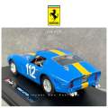 Ferrari 250 GTO 112 (Blue Lady) Racing Car 1/24 Scale Licensed Diecast Model Car - Bburago. 