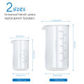 Easyworkz Borosilicate Glass Replacement Beaker for French Press Coffee Maker.