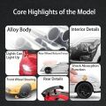 1:32 Firebird Viper Car Model Toy Sound Light Pull Back Vehicle Doors Opened Alloy Diecast Models Kids Collectible Ornaments.