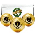 3 pcs Novelty Golf  for Men Unique, Golden Golf Balls with  Box, Cool Accessories for Golfers and Father's Day . 