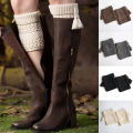 Boot Cuffs Socks Women Leg sleeves Short Fashion Knit Boot Cuffs Topper Socks Winter Warm Knitted Boot Socks. 
